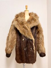 ACE FUR コート ファー シルク リバーシブル 2way - メルカリ