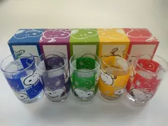 【非売品】スヌーピー　SNOOPY　史努比　ニッセイ　コップ　グラス　タンブラー　5個セット　食器