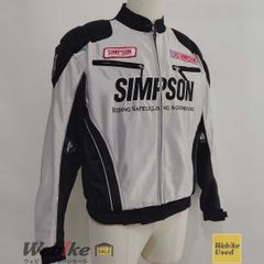 SIMSON レースジャケット ホワイト/ブラック/レッド＆レイングローブ