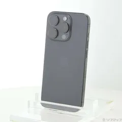 ソフマップ 〔中古品〕 iPhone15 Pro 256GB ブラックチタニウム MTUC3J／A SIMフリー【198】