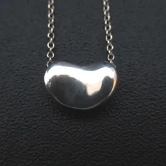 美品 Tiffany&Co ティファニー エルサペレッティ ビーンズ ネックレス ペンダント 925SV シルバー レディース 古着 中古 USED