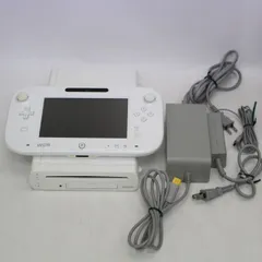 618)WiiU 本体 8GB ホワイト ゲームパッド WUP-001 WUP-010