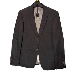   TOPMAN（トップマン） リネン混スーツジャケット チャコールグレー ノッチドラペル 21000000115303【MN26】のサムネイル