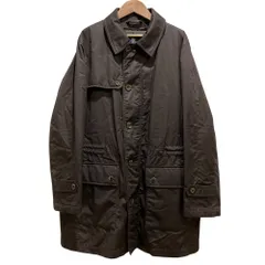 美品 Aquascutum アクアスキュータム ダウンライナー付き シングルトレンチコート Lサイズ ブラウン メンズ 古着 中古 USED