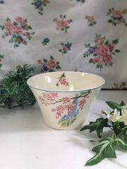 フランス蚤の市の花柄カフェオレボウルAmitie - メルカリ