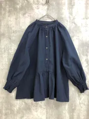SHIPS any シップス エニィ SHIPS any ブラウス シャツ sizeF/紺 ■■ レディース