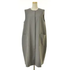 【mizuiro-ind】フロントフライコクーンジレ ロングベスト