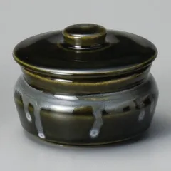 オリベ平型蓋物