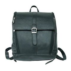 피엘 가죽 남성 가방 배낭 배낭 Piel Leather Slim Computer Backpack Black 블랙