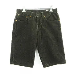 エドウィン EDWIN 503 53581 ハーフパンツ ボトムス コーデュロイ ストレッチ XS ダークブラウン ※EKM