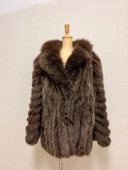 美品 SAGA FOX サガフォックス 毛皮 フォックス ファー コートF - メルカリ