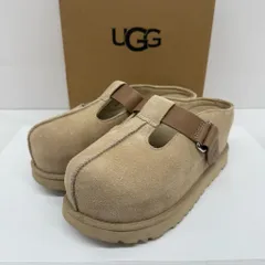 UGG W Goldenstar Hi Clog 24.5cm 1167550 アグ レディース ゴールデンスター ハイ クロッグ ベージュ スエード 厚底 ミュール サンダル 【X0649-001】□272