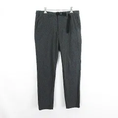 無印良品 良品計画 パンツ ボトムス テーパード ベルト入り 起毛 ストレッチ M グレー ※EKM