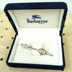 バーバリー 騎士 ネクタイピン シルバー ゴールド ライトブルー メンズ