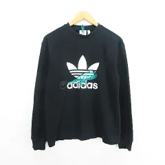 アディダスオリジナルス adidas originals トレーナー スウェット 長袖 クルーネック トレフォイル カメレオン S ブラック ※EKM
