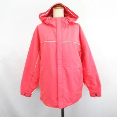 エレッセ ellesse ジャケット アウター 長袖 フード ジップアップ 中綿 裏フリース 11-4 コーラルピンク スキー スノーボードウェア ※EKM