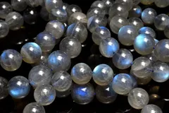 ブルーシラー ラブラドライト　10.5mm　ブレスレット 1個売り パワーストーン 天然石 _BG6348-105