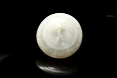 【１点物】天然沸石◇天眼模様 トムソナイト(沸石)　18mm　コイン ルース パワーストーン 天然石 _PC9543