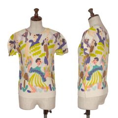 PLEATS PLEASE アートプリント 半袖Tシャツ - メルカリ
