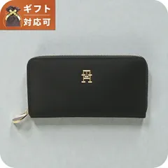 【新品】トミーヒルフィガー TOMMY HILFIGER 財布 レディース aw0aw15642bds-black-gold