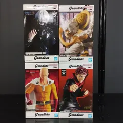 【D35593】グランディスタ フィギュア４体セット 金木研・ルフィ・サイタマ・虎杖悠仁