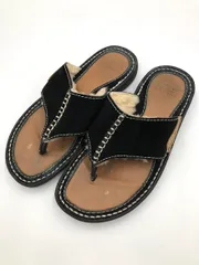 UGG アグ トング サンダル size22.0/黒 ■◆ レディース