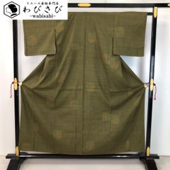 本場真綿結城紬 80亀甲 花唐草模様 証紙付 濃紺色 K-4734 本場真綿結城紬 80亀甲 花唐草模様 証紙付 濃紺色 K-4734 - メルカリ
