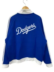 MLB ロサンゼルス ドジャース LAロゴ トラックジャケット L ブルー×ホワイト メンズ/028
