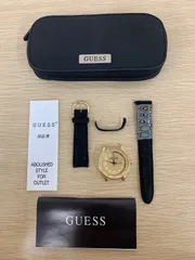 ％2【不動品】GUESS ゲス　1996年 日本製 腕時計クオーツ  箱・保証書付き【時計2】【1】のサムネイル