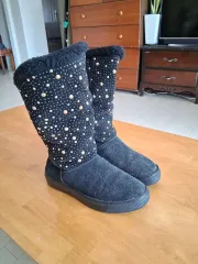 スケッチャーズ レディース ファー ブーツ 230mm