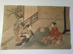 木版画 女性の肖像 - メルカリ