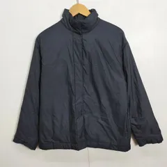 RALPH LAUREN RL ラルフローレン ジップアップ ジャケット 中綿 日本製 軽量 防寒 アウター スタンドカラー 古着 ネイビー系 9 B491