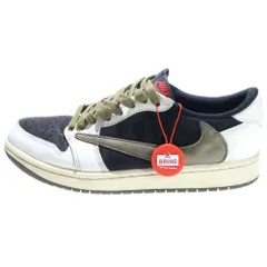 NIKE (ナイキ) ×トラヴィススコット WMNS AIR JORDAN 1 LOW OG DZ4137-106 ウィメンズ エアジョーダン1 ローカットスニーカー