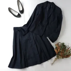 COMME CA ISM コムサイズム セットアップ ショールカラージャケット スカート(52E＋0430)26H