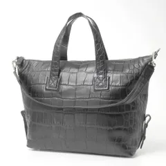 LEATHER JEWELS レザージュエルズ トートバッグ クロコ型押しレザー 肩掛けショルダー 2WAY 鞄  ブランド古着【中古】20260218/RA7631