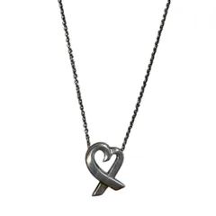 良品 Tiffany&Co. ティファニー ラビングハート ネックレス 925 シルバー レディース 古着 中古 USED