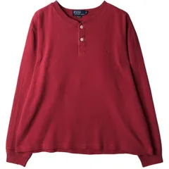 古着 ラルフローレン Ralph Lauren POLO by Ralph Lauren ヘンリーネック ロングTシャツ ロンT メンズXL相当/eaa610358