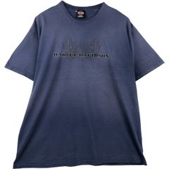 古着 00年代 ハーレーダビッドソン Harley-Davidson 鷲柄 イーグル柄 モーターサイクル バイクTシャツ メンズXXL相当/eaa613492