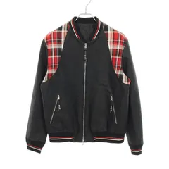 アレキサンダーマックイーン Alexander McQueen ブルゾン 520380 QLS43 1000 ブラック その他 ジャケット ブラック レッド チェック メンズ Used Bのサムネイル