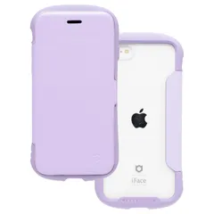 iFace Reflection iPhone SE(第3世代/第2世代)/8/7 ケース 手帳型 クリアケース (パープル)【 アイフェイス スマホケース 耐衝撃 アイフォン se3 se2 [パープル] [iPhone SE(第3世代/第2世代)/8/7]