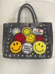 SALON DE ALFURD サロンドアルファード 迷彩スマイルトートバッグ