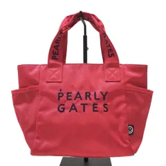 PEARLY GATES パーリーゲイツ  カートバッグ ニコちゃん  ピンク系  [240101626208] ゴルフウェア ストスト