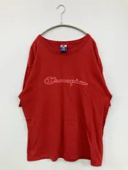 Champion チャンピオン Tシャツ/カットソー LARGE レッド