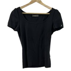 FOXEY(フォクシー) 半袖カットソー サイズ40 M レディース - 28206 黒 クルーネック