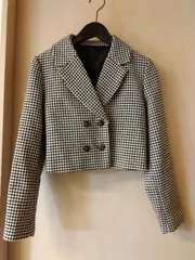 M24　マジェスティックレゴン　MAJESTIC LEGON　千鳥柄　クロップド丈ジャケット　オシャレカッコいい♪　定番のサムネイル