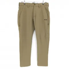 【超美品】オークリー パンツ ブラウン 裏起毛 スカル メンズ L ゴルフウェア 2025年モデル Oakley