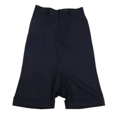 ジュンヤワタナベ コムデギャルソンJUNYA WATANABE COMME des GARCONS ウエストずらしダブルサルエルパンツ 紺S