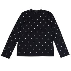 BLACK COMME des GARÇONS 長袖Tシャツ ドット柄 ブラック - メルカリ
