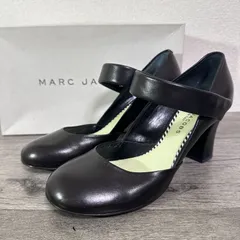 箱付 MARC JACOBS マークジェイコブス レナウンルック 90s 00s ヴィンテージ イタリア製 メリージェーン チャンキーヒール ラウンドトゥパンプス 36.5 23.5cm 黒のサムネイル