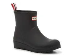 ハンター レディース シューズ ブーツ・レインブーツ HUNTER Original Play Short Rain Boot Womens Black ブラック